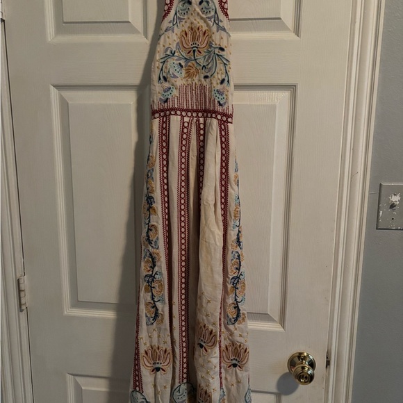 Anthropology Floral Print Sleeveless Maxi Dress - Picture 2 of 8